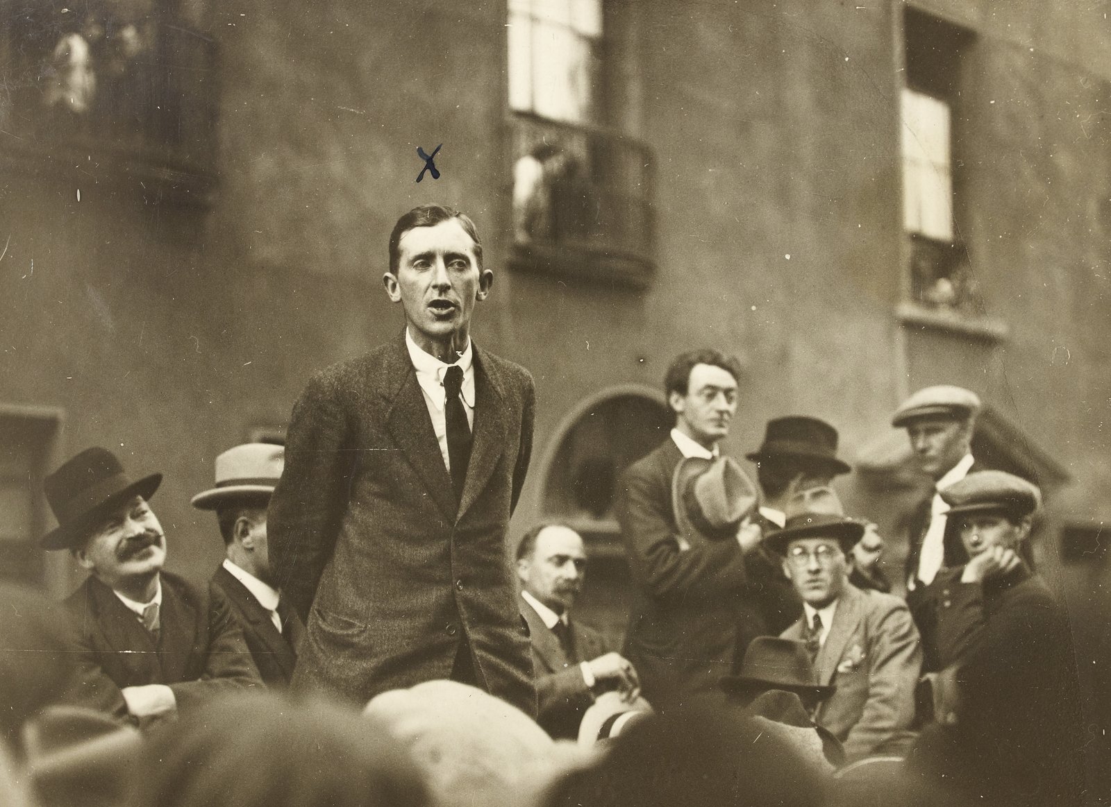 Image - This was deeply resented by the Chief of Staff, Richard Mulcahy. Brugha attempted to dismiss him from office. (Credit: National Library of Ireland)