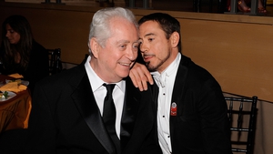 Robert Downey Sr and Robert Downey Jr at an event in New York in May 2008