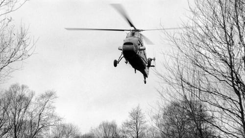 A RAF Wessex helicopter on border patrol in Northern Ireland in December 1969. Photo:Watford/Mirrorpix via Getty Images