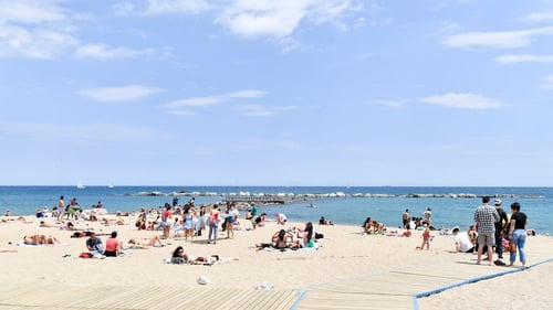 Barceloneta Beach in Barcelona: overtourism in cities like Barcelona has generated a backlash. Photo: Pau Barrena/AFP via Getty Images