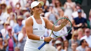 Ashleigh Barty won a staggering 88% of points when her first serve landed