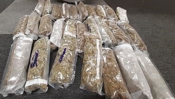 More than 3kg of cannabis was seized in Wexford