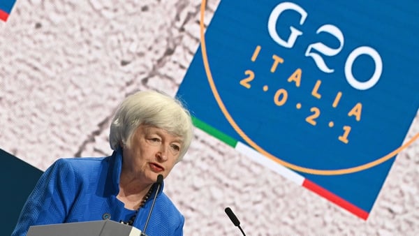 Janet Yellen said Ireland might have to raise its 12.5% corporate tax rate a bit