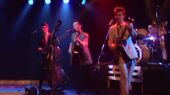 Dublin psychobilly band Shark Bait, 1986