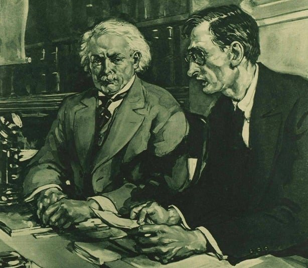 Century Ireland Issue 209 - Lloyd George meeting with Éamon de Valera Photo: Illustrated London News, 23 July 1921