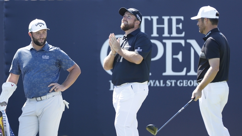 The three-ball of Jon Rahm, Shane Lowry and Louis Oosthuizen shot a combined score of -16 in Friday's second round