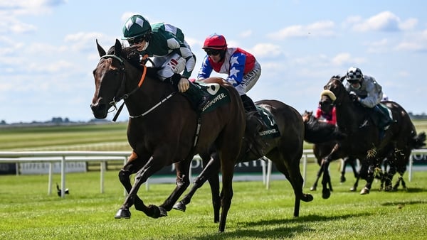 Mooneista accounted for Gustavus Weston in the Sapphire Stakes