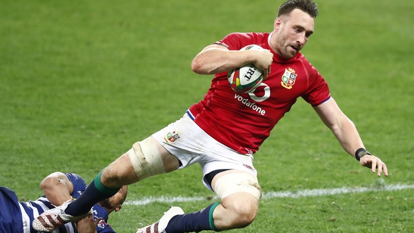 Jack Conan scored the Lions' fourth try