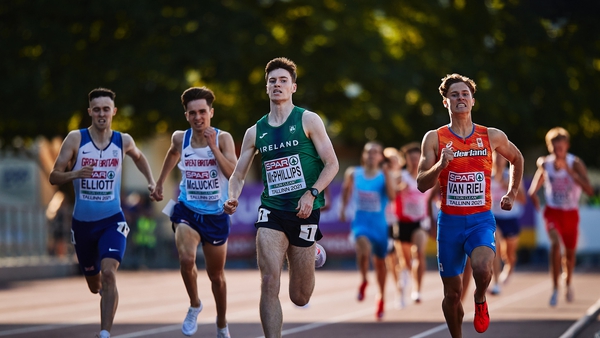 Longford athlete Cian McPhillips claimed the 1500m gold in Estonia