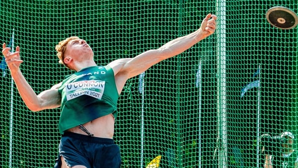 Diarmuid O'Connor finished fourth in the decathlon