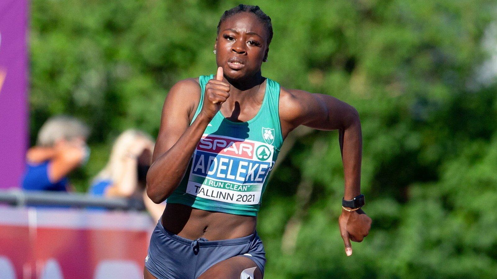 Adeleke Breaks Her Own 200m Irish Record In Texas