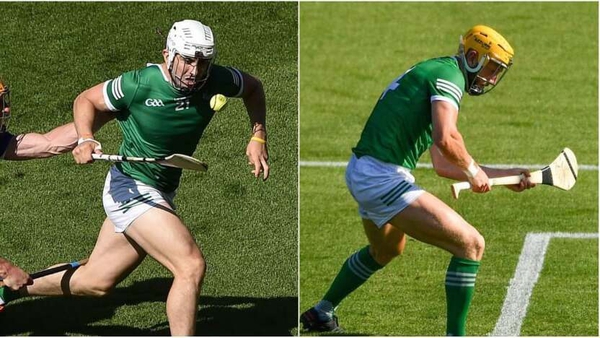 Aaron Gillane (l) and Seamus Flanagan were both yellow carded