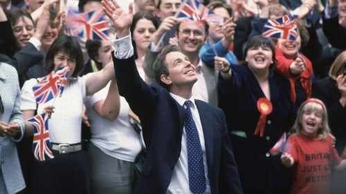 Tony Blair swept to power in Labour's landslide election victory in May 1997