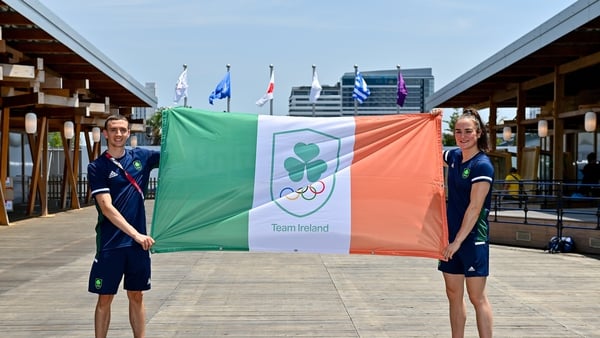 Kellie Harrington and Brendan Irvine will carry the flag for Ireland
