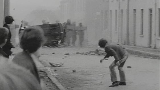 Derry internment riots, 1971.