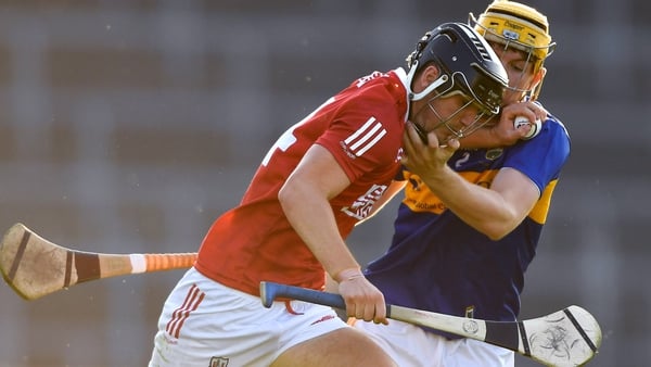 Padraig Power of Cork in action against Tipp's Conor O'Dwyer of Tipperary