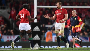 Alun Wyn Jones replaced by Maro Itoje during the 2017 tour to New Zealand