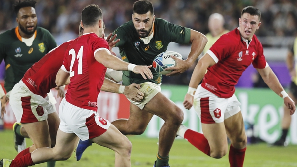 Damian De Allende in action for South Africa 'A'