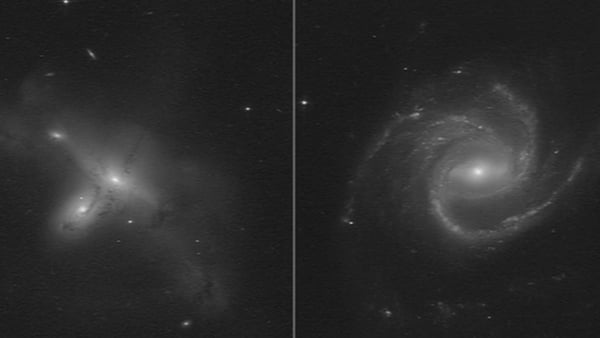 The interacting galaxies named ARP-MADORE2115-273 and ARP-MADORE0002-503. Courtesy: NASA/ESA/STSCI/Julianne Dalcanton/Alyssa Pagan