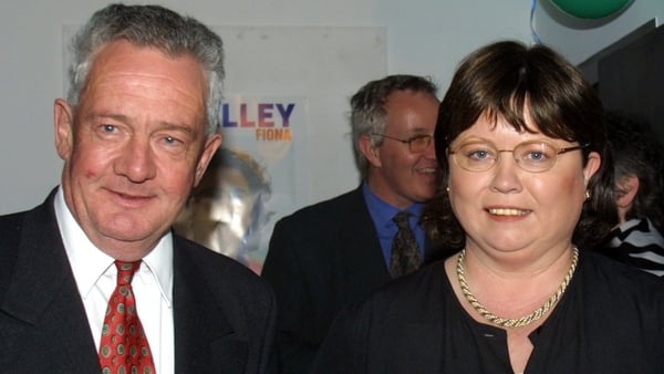 Mary Harney pictured alongside Des O'Malley in 2002