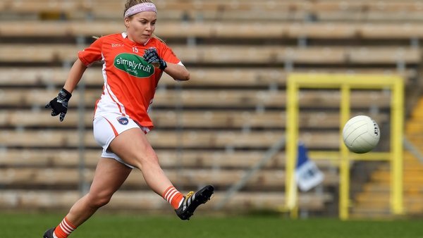 Lauren McConville in action for Armagh