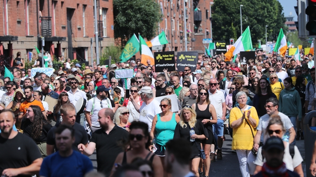 Protests in Dublin