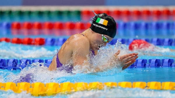 Irish swimmer Mona McSharry.