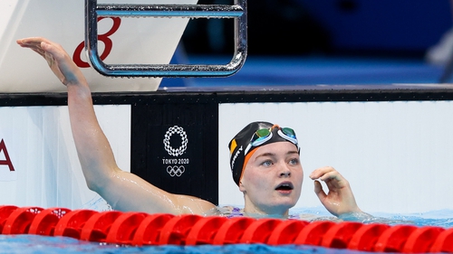 Mona McSharry takes part in the World Short Course Championships