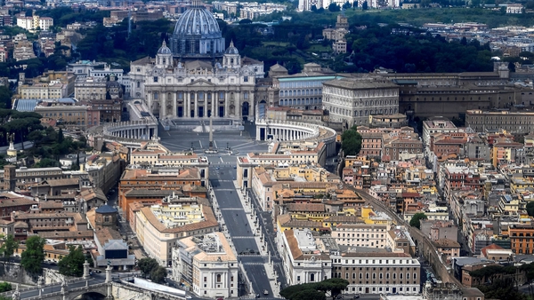 The incident happened in a street near the Vatican