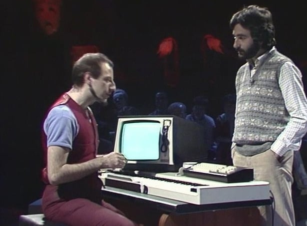 Roger Doyle and John Hutchinson on 'Live Arts Show' (1983)