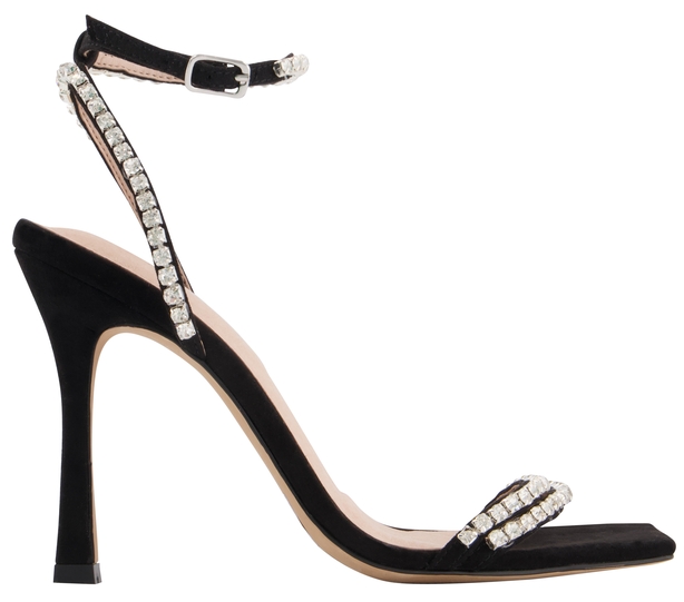 Office Herself Embellished Stiletto Heels Black With Embellishment