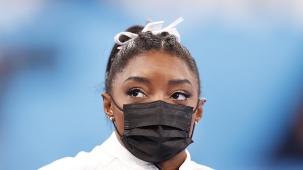 Simone Biles could still compete in the finals for floor exercise and balance beam