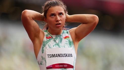 The Belarusian sprinter had originally been due to fly to Poland whose government has offered her a humanitarian visa