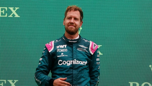 The four-time world champion Sebastian Vettel is out.
