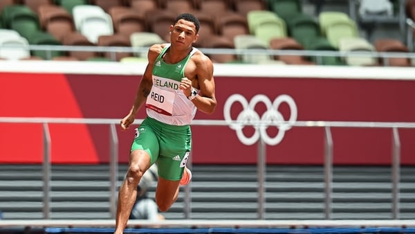 Leon Reid posted a season's best in the heats of the 200 metres