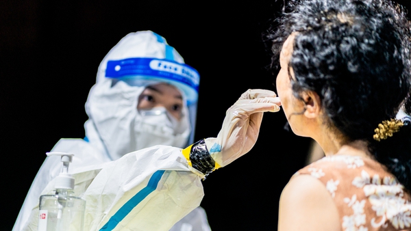 Covid testing in Wuhan (Getty Images)