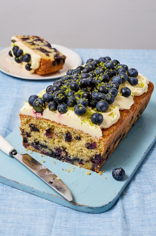 Blueberry loaf cake
