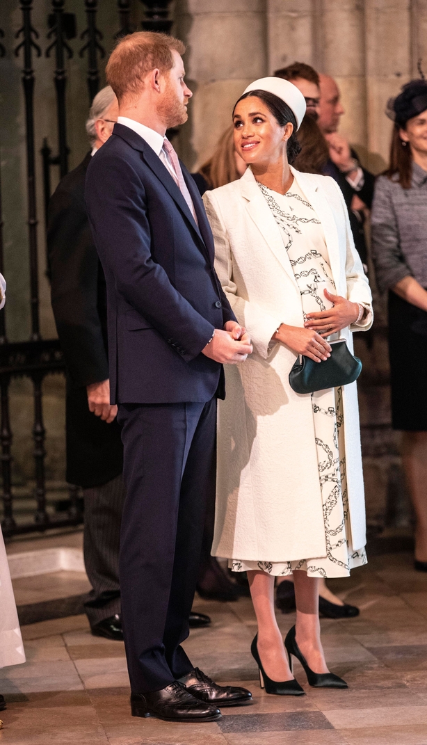 The Duke and Duchess of Sussex at the Commonwealth Service at Westminster Abbey, London.