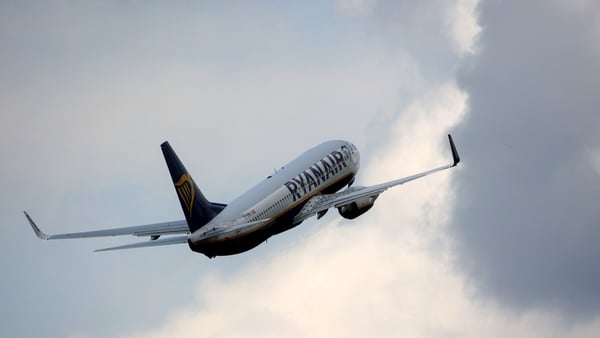 Two Ryanair flights were diverted during strong winds