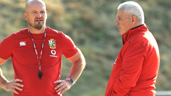 Gregor Townsend (left) has come under scrutiny due to the Lions' shortcomings in attack