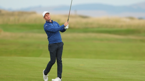 Jonathan Caldwell is one shot off the lead in Scotland