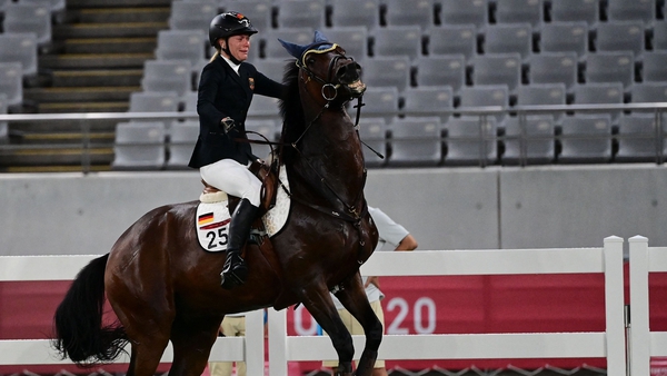 Annika Schleu and Saint Boy both appeared deeply distressed even before their Olympic round began