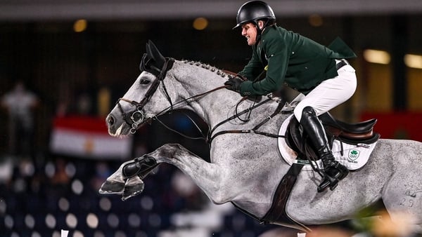 Shane Sweetnam in action for Ireland at the Tokyo Games