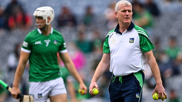 Limerick manager John Kiely before throw-in on Saturday