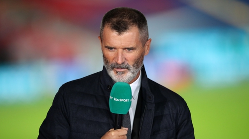 Roy Keane was working for ITV at Wembley