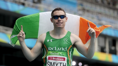 Smyth's fifth gold medal came after winning the Men's 100m T13 Final at Rio 2016