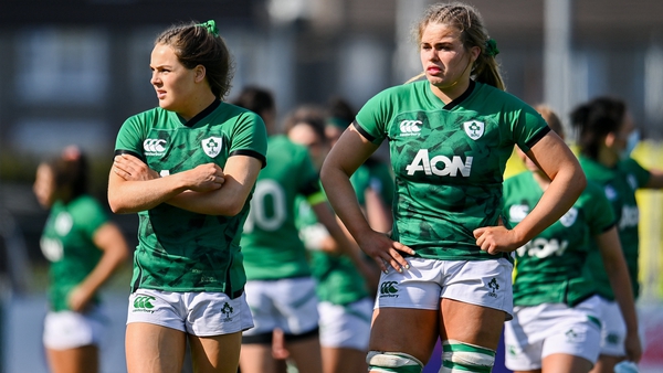 Beibhinn Parsons, left, and Dorothy Wall are regulars for the Ireland XVs