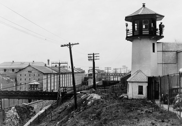 Sing Sing Prison in New York where Jim Larkin is currently serving out his sentence. Photo: Library of Congress