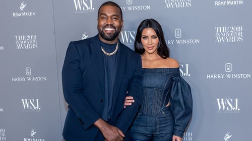 Kim Kardashian appeared at Kanye West's Donda album launch