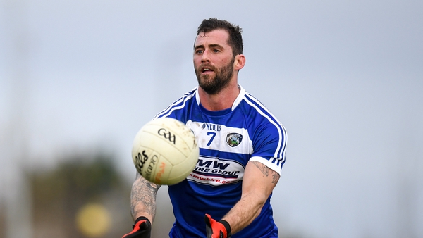 Jason Moore (in Laois colours) was on target for Portarlington